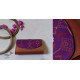 shop handmade Patola Purse / Sling Golden & Purple Bag 