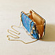 shop Blue Patola Clutch Purse / Sling Bag