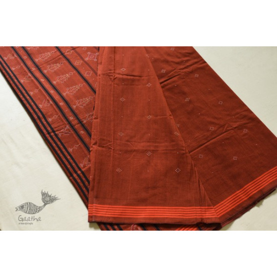 Tangaliya Handwoaven Cotton Saree