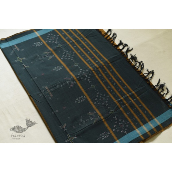 Tangaliya Handwoaven Cotton Saree