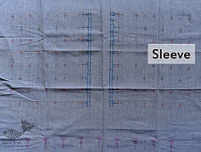 Aranya | Tangaliya Cotton Blouse Piece - Grey