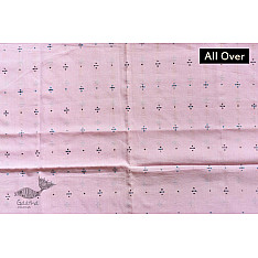 Aranya | Tangaliya Cotton Blouse Piece - Baby Pink