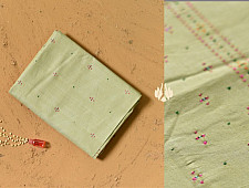 Aranya | Tangaliya Cotton Blouse Piece - Green