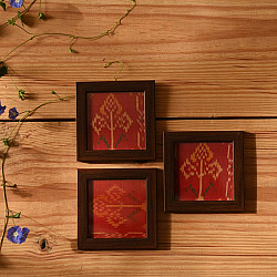 Joyance | Patola Silk - Coasters (Set of Three)