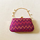 shop Patola Clutch Magenta Purse