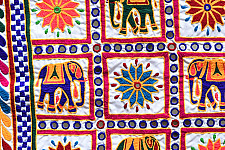 Wall Hanging ⁂ Kutchi Embroidered Traditional Wall Hanging Chakla