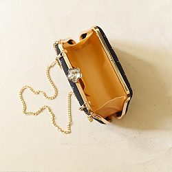 A pocket full of joy ~ Tangaliya Clutch Purse / Black Sling Bag