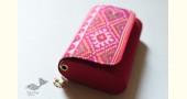 shop handmade Patola Silk Purse Cum Sling pink Bag