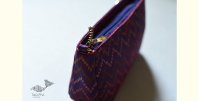 A pocket full of joy | Patola Purse / Sling Bag - Purple