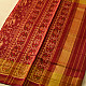 shop Handwoven Patola Silk Saree - Red Elephant Motif