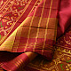 shop Handwoven Patola Silk Saree - Red Elephant Motif