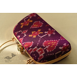 A pocket full of joy | Patola Purse / Sling Bag - Purple