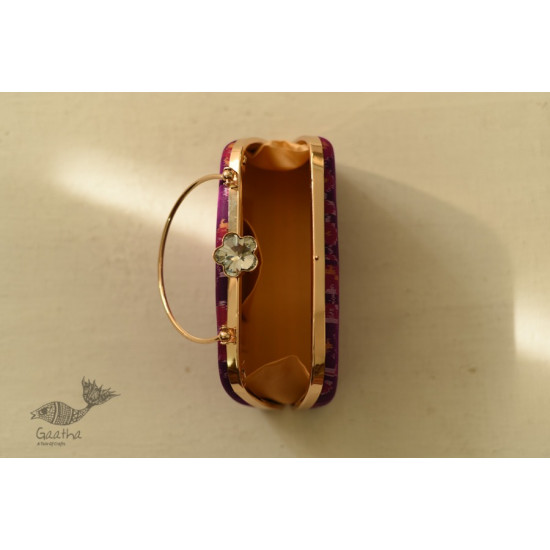 shop handmade Patola Purse / Sling purple Bag 