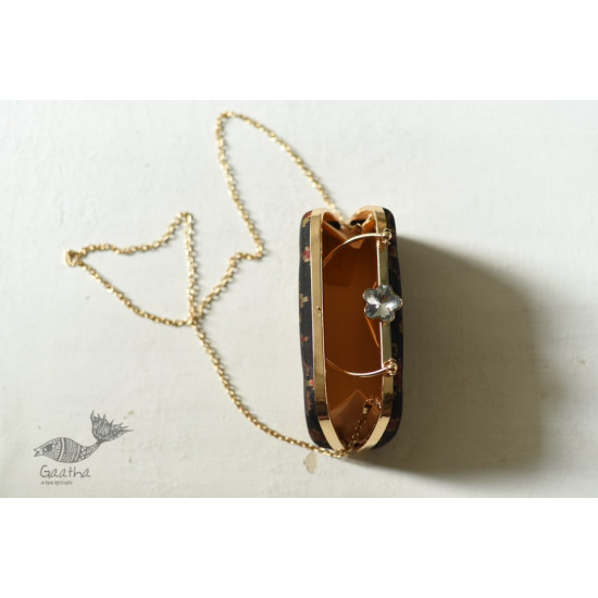 shop handmade Patola Purse / Sling Bag - Golden Orange