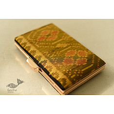 A pocket full of joy | Patola Sling Bag / Sling Purse - Golden