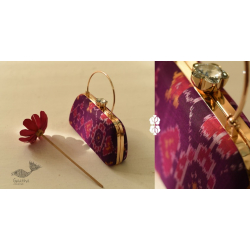 A pocket full of joy | Patola Purse / Sling Bag - Purple