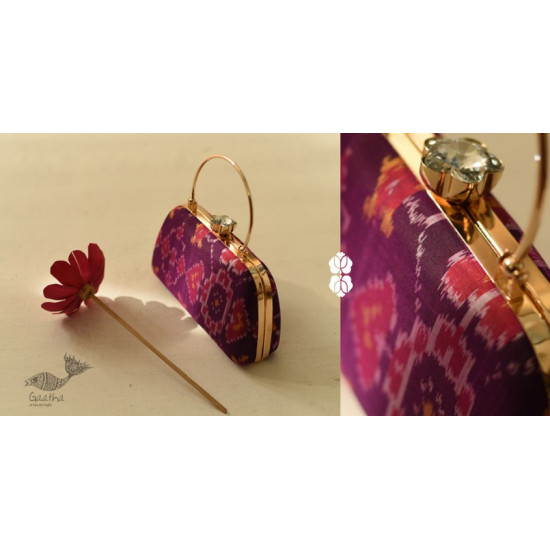 shop handmade Patola Purse / Sling purple Bag 