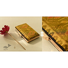 A pocket full of joy | Patola Sling Bag / Sling Purse - Golden