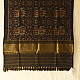 shop Woolen Patola Shawl - Black Hathi Motif