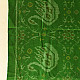 shop Woolen Patola Shawl - Green Swan Motif