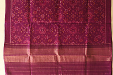 Vasant . वसंत ~ Woolen Patola Shawl ~ Purple Traditional
