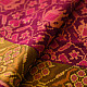 shop Handwoven Patola Silk Saree - Pink Elephant Motif