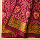 shop Handwoven Patola Silk Saree - Pink Elephant Motif