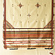 Kutchi Embroidered Mirror Work & Bhujodi Woven Woolen Shawl - Off White