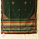Kutchi Embroidered Mirror Work & Bhujodi Woven Woolen Green Shawl