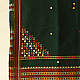Kutchi Embroidered Mirror Work & Bhujodi Woven Woolen Green Shawl