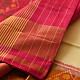 shop Handwoven Patola Silk Saree - Off White & Rani Pink