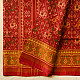 shop Handwoven Patola Silk Saree - Dark Red