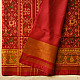 shop Handwoven Patola Silk Saree - Dark Red