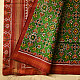 shop Handwoven Patola Silk Saree - Double Ikat Patola green
