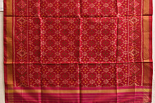 Rasika . रसिका ~ Patola Silk Dupatta ~ Maroon