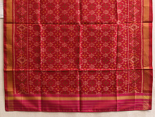 Rasika . रसिका ~ Patola Silk Dupatta ~ Maroon