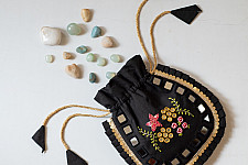 A pocket full of joy | Embroidered Potli Sling Bag 