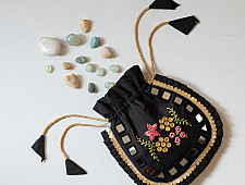 A pocket full of joy | Embroidered Potli Sling Bag 
