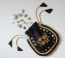 A pocket full of joy | Embroidered Potli Sling Bag 