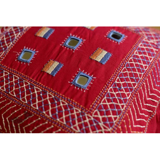 Banjara ❅ Lambani Hand Embroidered Cushion Cover ❅ C