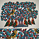 Hand Painted Gond Painting - Group of Birds