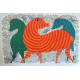 Shop online hand painted canvas gond painting