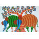 Shop online hand painted canvas gond painting