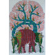 Shop online hand painted canvas gond painting