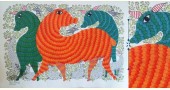 Shop online hand painted canvas gond painting