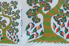 Nandan . नंदन ❁ Canvas Gond Painting (2x3 Feet) ❁ 8