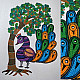 Hand Painted Gond Painting - Peacock 