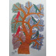 Shop online hand painted on Paper gond painting