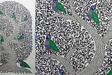 Nandan . नंदन ❁ Gond Painting (23" x 15") ❁ 26