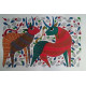 Shop online hand painted on Paper gond painting